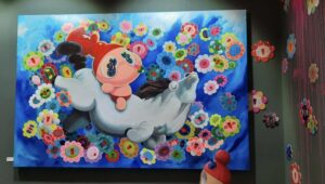 Lukisan Basoeki Abdullah Menghiasi Tokoh Redmiller Blood: Karya Unik dalam “ArtMoments Jakarta”