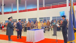 Lantik Prof Dr Ahmad Faqih, Ketua Yayasan Sampaikan Delapan Tantangan Rektor UGJ
