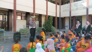 Satlantas Polres Ciko Edukasi Pentingnya Tata Tertib Lalu Lintas Sejak Dini