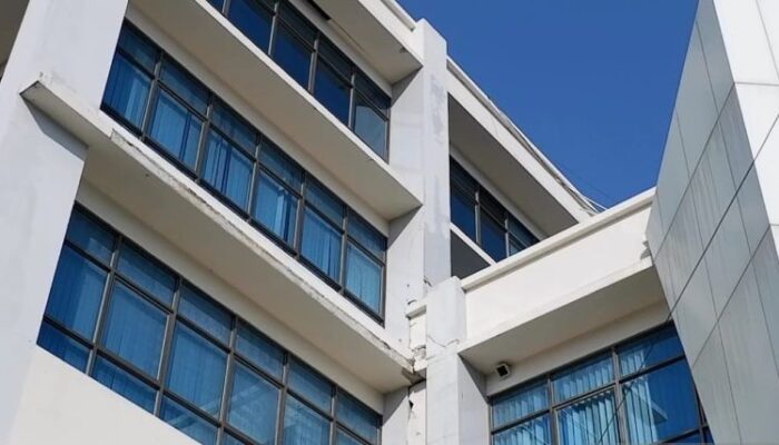 Gedung Kantor Gubernur NTT Alami Keretakan Akibat Gempa