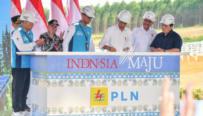 Presiden Jokowi Groundbreaking Pembangunan PLTS PLN 50 MW di IKN Nusantara, Hadirkan 100 Persen Energi Bersih
