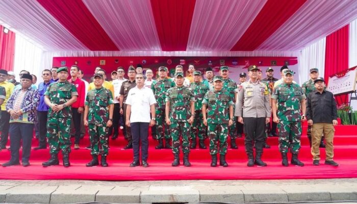 Pimpin Gelar Pasukan Pengamanan dan Deklarasi Pemilu Damai, KASAD Sampaikan Hal ini