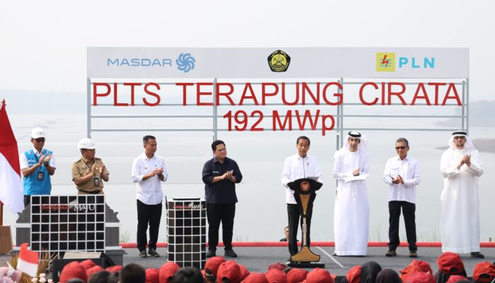Presiden Jokowi Resmikan PLTS Terapung Cirata 192 MWp, Terbesar di Asia Tenggara