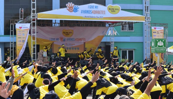 Puluhan Ribu Orang Ikut Gencarkan Semangat Peduli dan Cegah Diabetes Bersama Tropicana Slim