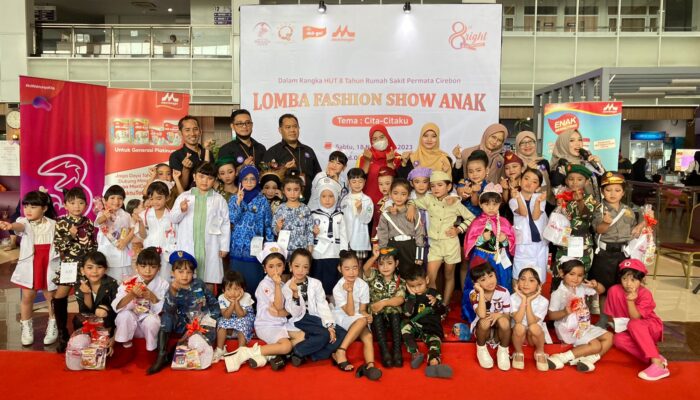 Rangkaian HUT Ke-8, RS Permata Cirebon Gelar Fashion Show untuk Anak