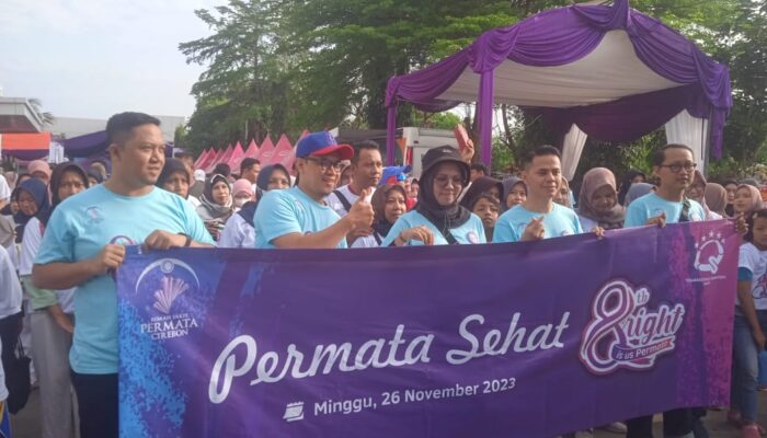 Diikuti 1000 Peserta, Puncak HUT RS Permata Cirebon Berlangsung Meriah