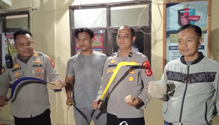 Polsek Mundu Amankan Lima Pelajar saat Hendak Tawuran