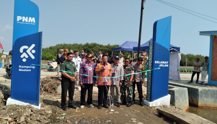 TJSL, PNM Kota Cirebon Resmikan Kampung Madani di Desa Mundu Pesisir