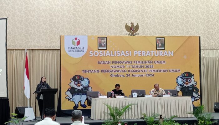 Bawaslu Kota Cirebon Sosialisasikan Peraturan Pengawasan Pemilu