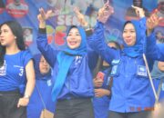Semangat Dua Caleg Perempuan di Kampanye Akbar PAN di Kota Cirebon
