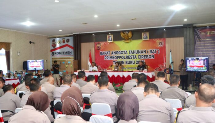 Gelar RAT Tahun Buku 2023 Primer Koperasi Polresta Cirebon Bagikan Doorprize Menarik