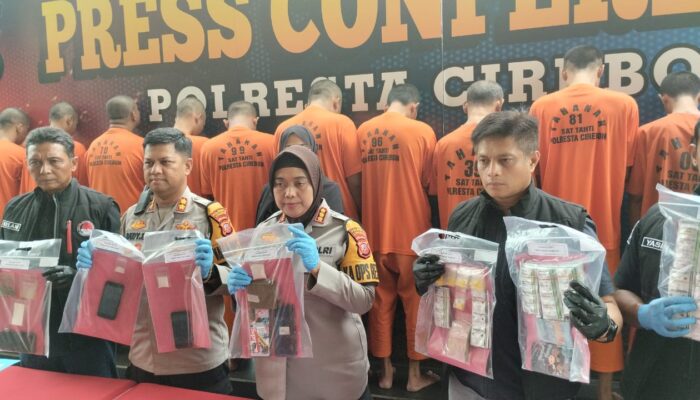 Satnarkoba Polresta Cirebon Berhasil Amankan 13 Tersangka Narkotika Selama Februari
