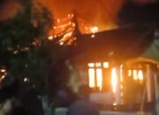 Diduga Korsleting Bola Lampu, Satu Rumah di Desa Keduanan Cirebon Terbakar