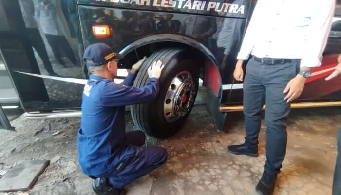 Ramp Check Bus, Dishub Kabupaten Cirebon Catat Sejumlah Temuan
