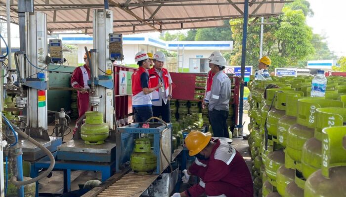 Pertamina Terus Awasi Pengisian LPG di SPBE dan SPPBE