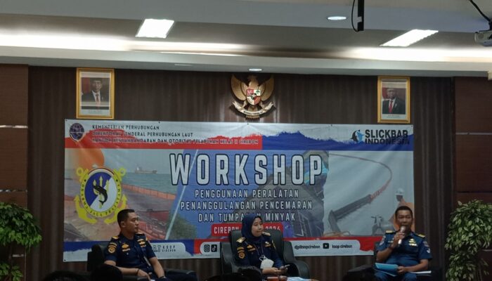 Melalui Workshop, KSOP Cirebon Antisipasi Pencemaran Tumpahan Minyak