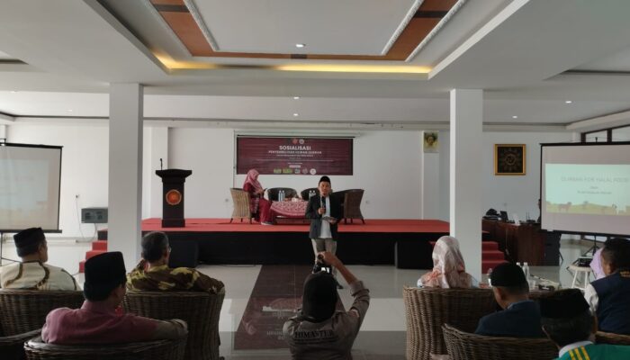 Prodi Peternakan UMC Gelar Sosialisasi Penyembelihan Hewan Kurban