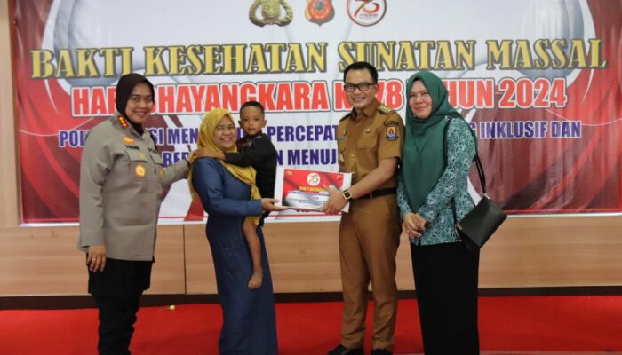 Digagas Polresta Cirebon, Baksos dan Gebyar Penanggulangan Stunting Diapresiasi Pj Bupati Cirebon