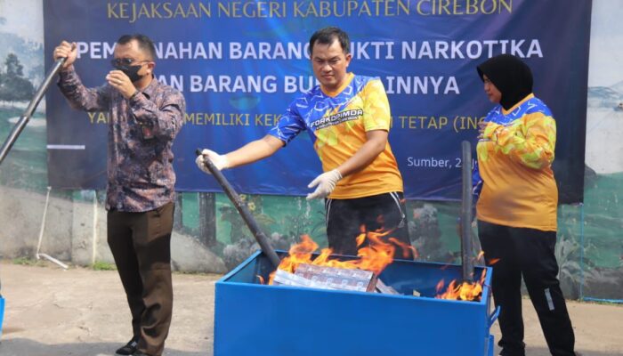 Di Pemusnahan Barang Bukti Kejahatan, Pj Bupati : Jaga Generasi Muda dari Pengaruh Negatif