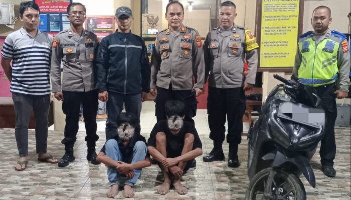 Terlibat Tawuran Konten, Dua Remaja Diamankan Polsek Kedawung 