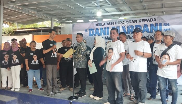 Dua Kelompok Relawan Deklarasi Dukung Dani Mardani : Figur yang Mumpuni