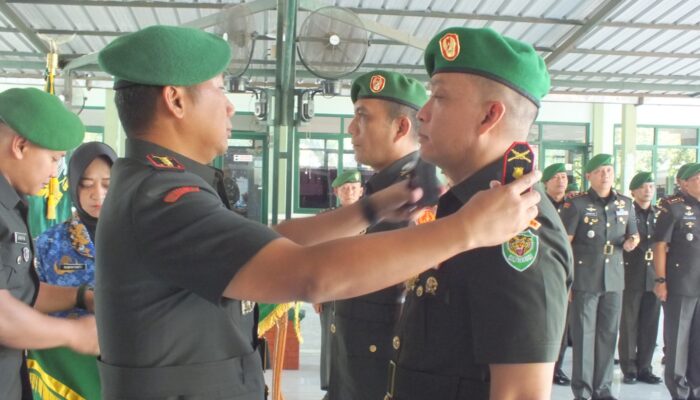 Danrem 063/Sunan Gunungjati Pimpin Sertijab Dandim 0614/Kota Cirebon