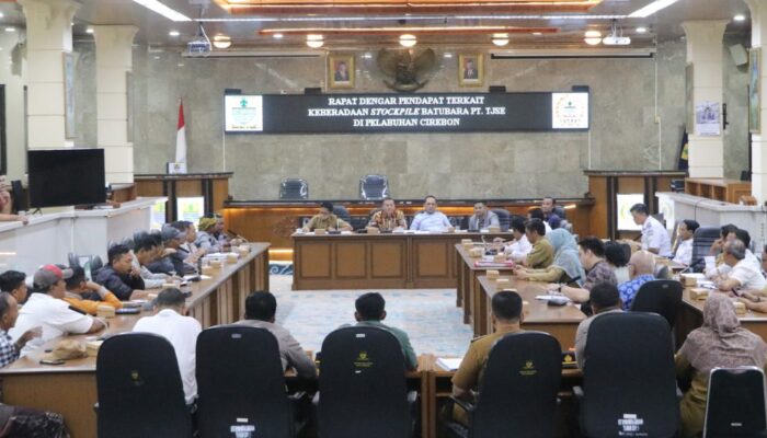 Tegas! DPRD Tagih Komitmen Pelindo, KSOP dan PT TJSE untuk Hentikan Aktivitas Stockpile