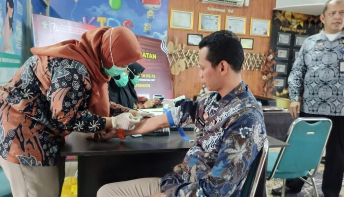 Hari Pengayoman ke-79, Rupbasan Cirebon Mengisinya dengan Cek Kesehatan Pegawai