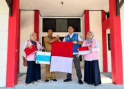 Jelang HUT ke-79 RI, PLN UP3 Indramayu Dukung Gerakan Pembagian Bendera Merah Putih