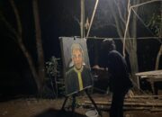 Menggali Sejarah Budaya, Seniman di Cirebon Lukis Telusur di Petilasan Matangaji