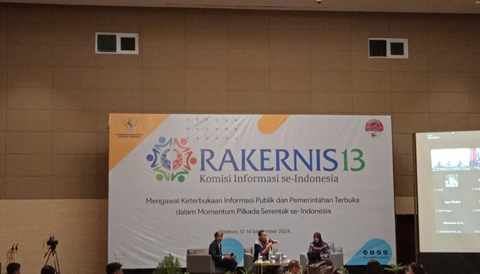Rakernis KI di Cirebon Bahas Penganggaran Keterbukaan Informasi