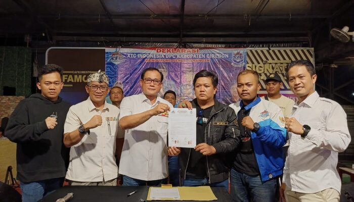 Deklarasi, Paslon Bupati Cirebon RAHIM Dapat Dukungan dari Ormas XTC