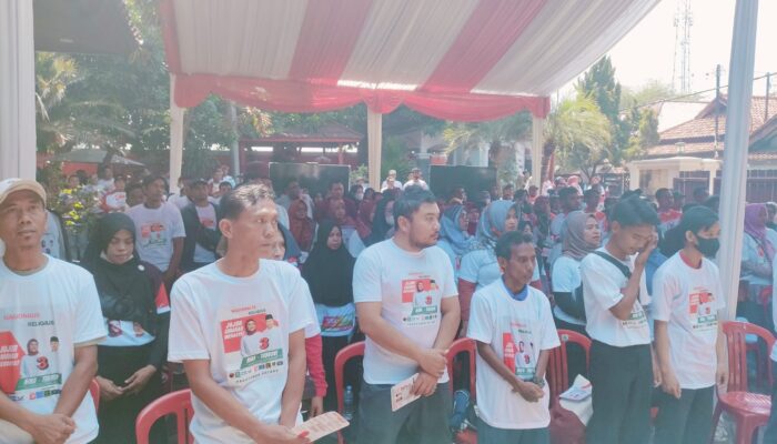 Pilkada 2024, Ratusan Guru Honorer non PNS di Indramayu Deklarasi Dukung Paslon Nina-Tobroni
