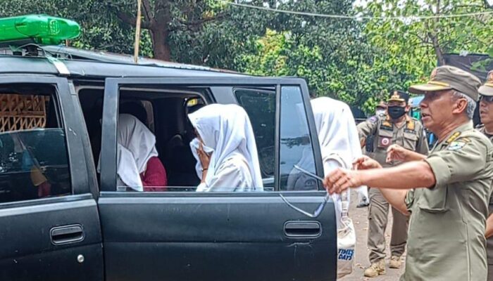 Bolos di Kawasan Bima Kota Cirebon, 10 Pelajar Diangkut Satpol PP