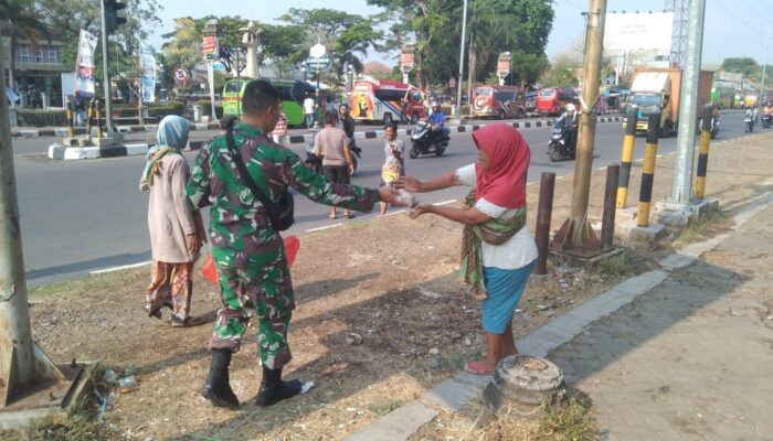 Pagi Berkah dari Korem 063/SGJ, Bagikan Makan Gratis