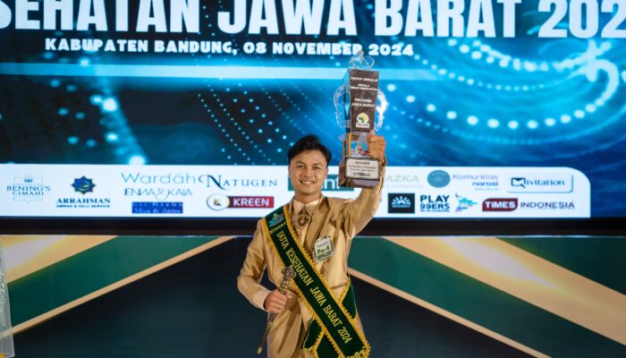 Cirebon Bangga, Ikbal Subandi Raih Juara 1 Duta Kesehatan Jawa Barat 2024