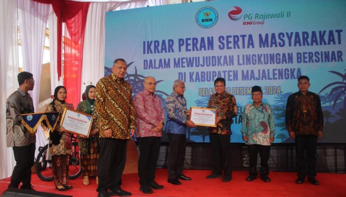 BNN RI Deklarasi Anti Narkoba Bersama Petani Tebu di Majalengka