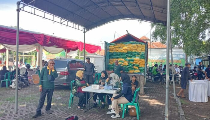 Adakan GPM Terakhir di Tahun 2024, Stand Beras SPHP Sepi Peminat