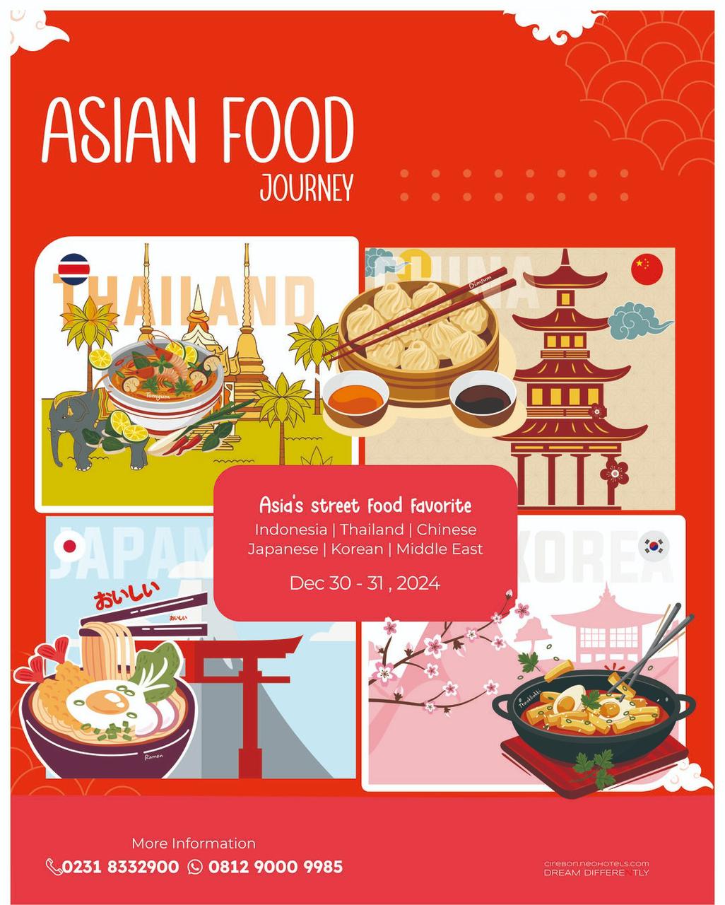 Hotel Neo Cirebon Hadirkan Asian Food Journey untuk Sambut Tahun Baru 2025