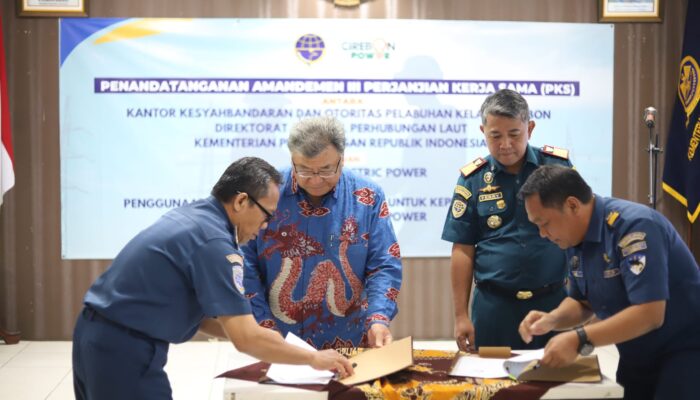 Tandatangani MoU dengan KSOP, Izin TUKS PLTU Cirebon Diperbaharui