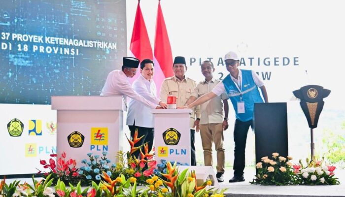 Presiden Prabowo Resmikan Proyek Strategis Ketenagalistrikan Terbesar di Dunia