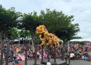 Hibur Warga Ciayumajakuning, Grage Mall Hadirkan Atraksi Barongsai