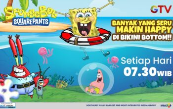 It’s Family Time! Teman Lucu yang Seru, Spongebob dan Warga Bikini Bottom Siap Menghiburmu Setiap Hari di GTV