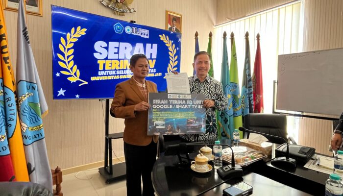 Menuju Kampus Digital, Seluruh Kelas di UGJ Segera Terpasang Smart TV 85 inch