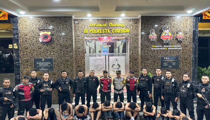 Gerombolan Remaja Terlibat Tawuran di Jalan, Tim Patroli Raimas Macan Kumbang 852 Amankan 17 Orang