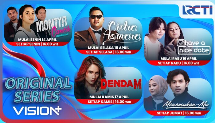 Original Series Vision+ Hadir di RCTI: 5 Kisah Seru Tiap Sore, Mulai 10 April