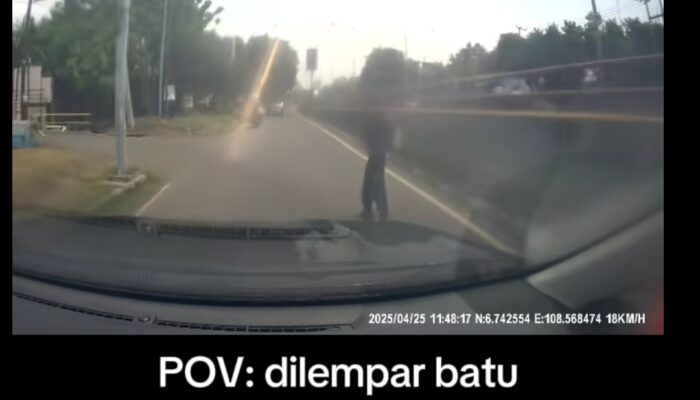 Mobil Dilempar Batu, Kapolres Ciko : Pelaku ODGJ, akan Diteruskan ke Dinas Terkait