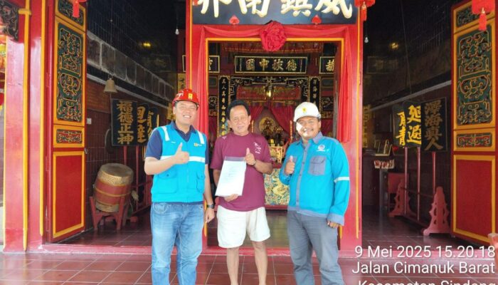 PLN UP3 Indramayu Sukses Kawal Kekhusyukan Ibadah di Hari Raya Waisak