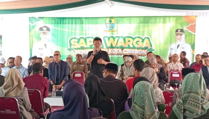 Sapa Warga, Wali Kota Cirebon Serap Aspirasi Masyarakat Pegambiran Baru