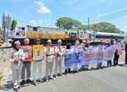 Wujudkan Jiwa Patriotisme melalui Sosialisasi Keselamatan di Perlintasan Sebidang